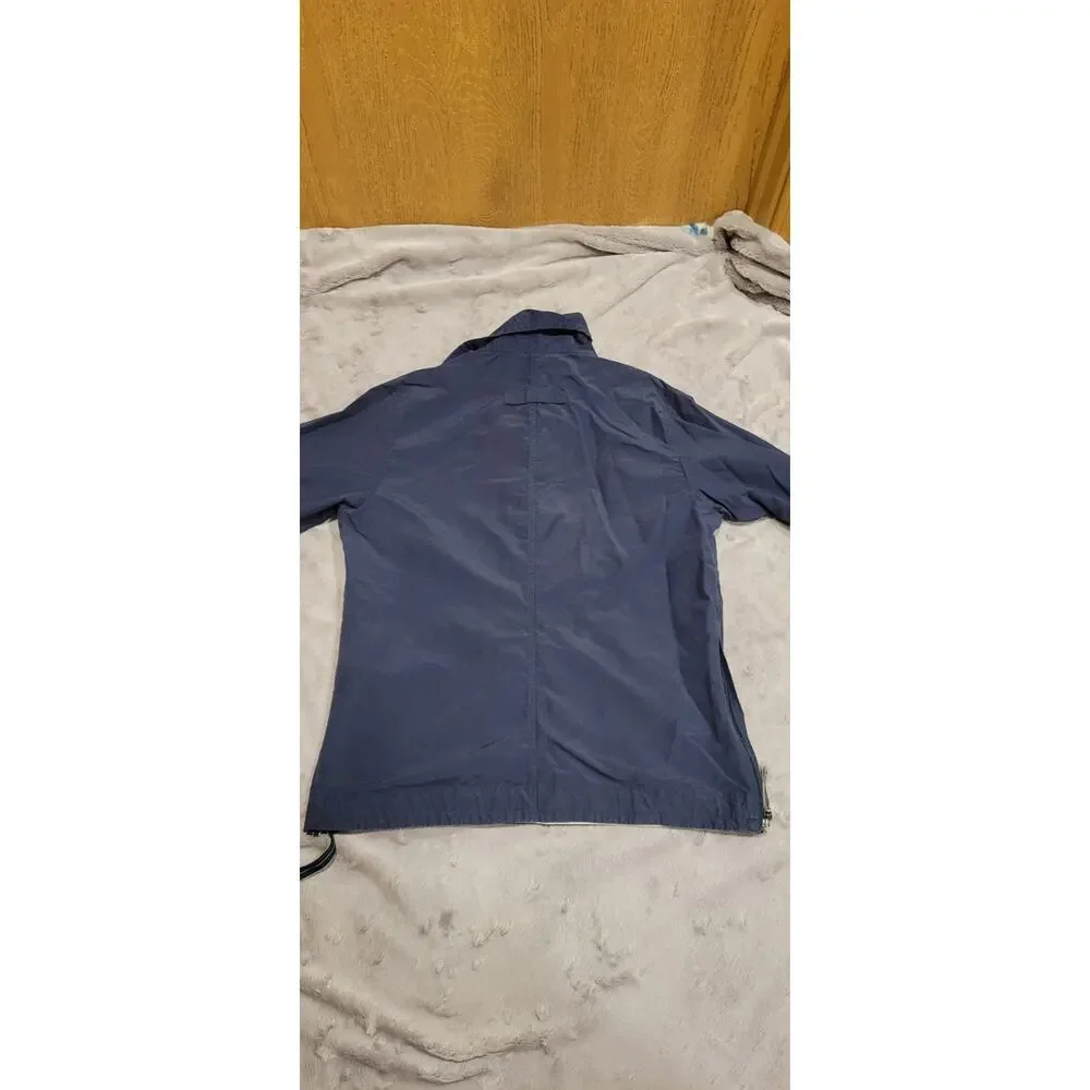 Columbia Half Zip Anorak Windbreaker Pullover Jacket Women M Blue Outdoor Hiking